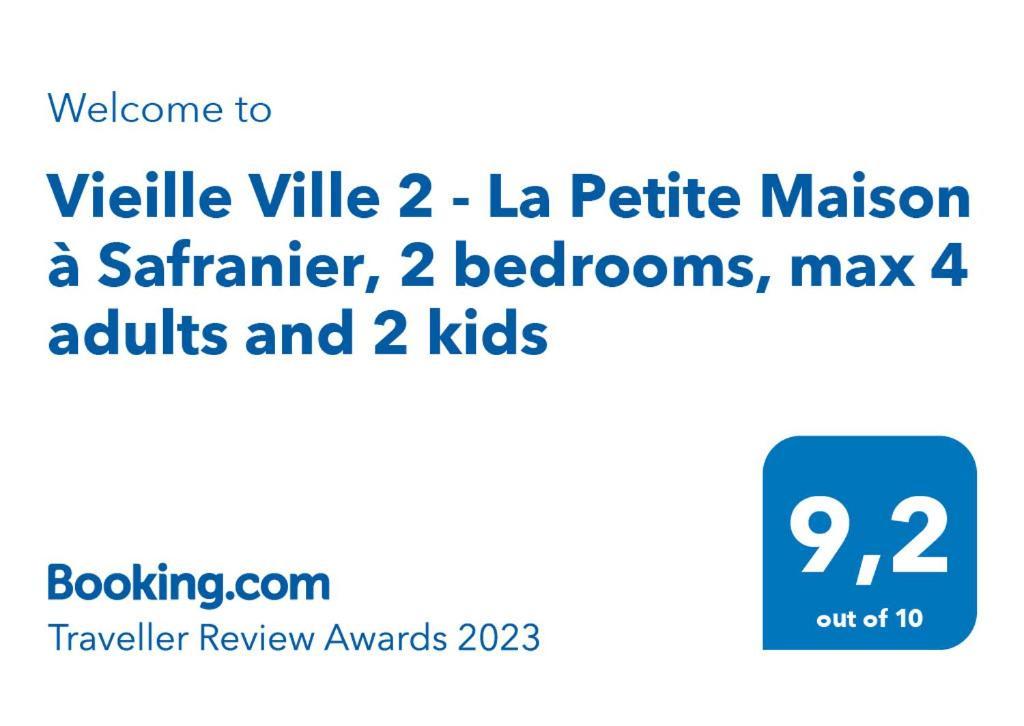 Vieille 2 - La Petite Maison A Safranier, 2 Bedrooms, Max 4 Adults And 2 Kids Apartment
